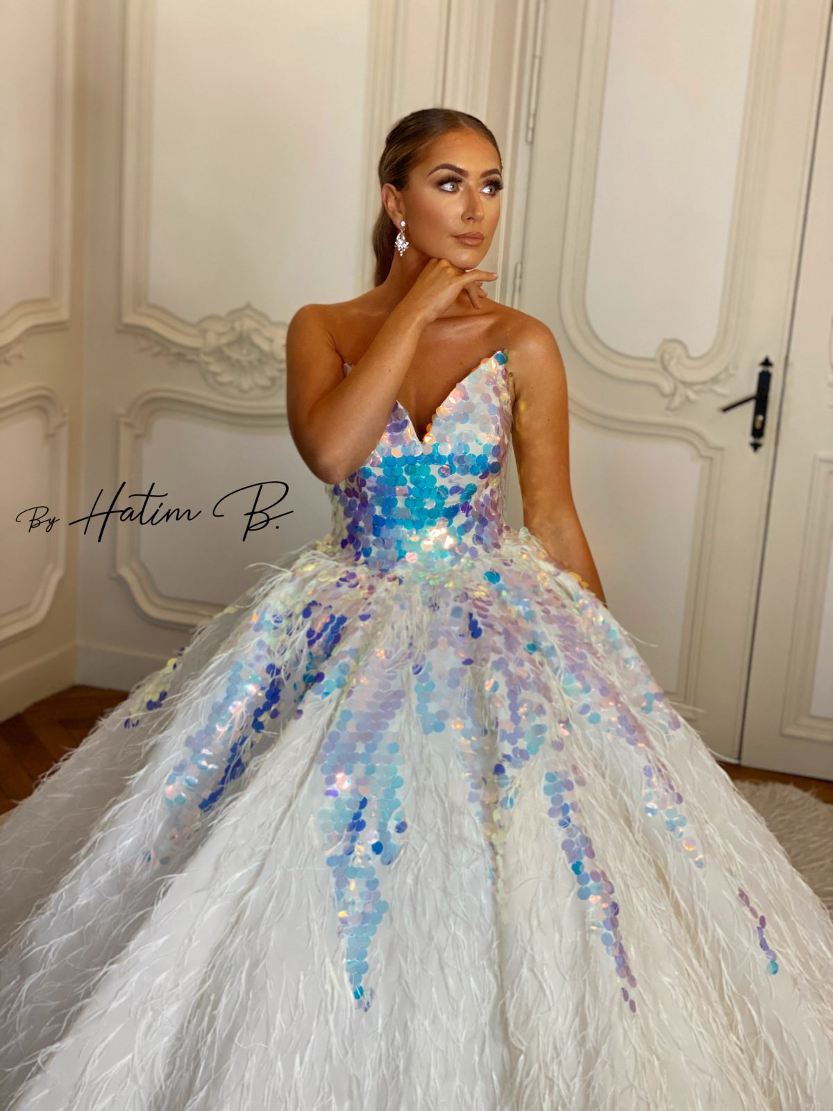 Robe de mariée Pauline, Diamond's by Hatim B.